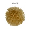 Unique Bargains Decorative Reusable Party Wedding Tissue Pom Poms Flowers 10 Pcs - 2 of 4