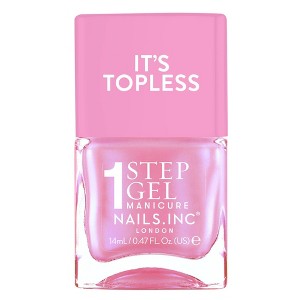 Nails.INC It’s Topless, 4-in-1 Base Coat, Treatment, Color and Top Coat 1-Step Gel Nail Polish - 0.47 fl oz - 1 of 4