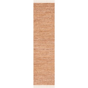 Vintage Leather W/ Fringes VTL501 Flat Weave Indoor Rugs - Safavieh - 1 of 4