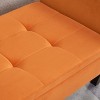 LOVMOR 64.5"Modern Velvet Storage Ottoman Bench,Nails Tufted Upholstered Storage Ottoman for Bedroom, Living Room, Entryway - 4 of 4