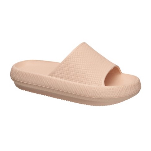 C&c California Women's Comfy Cloud Slides - Slide Sandals For Women In Nude  Size 9 : Target