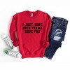 Simply Sage Market Women's Graphic Sweatshirt I Just Hope Both Teams Have Fun - 3 of 4