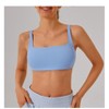 Garvee Womens Spaghetti Strap Sports Bra Scoop Neck Replaceable Chest Pads Yoga Workout Crop Top - 2 of 4