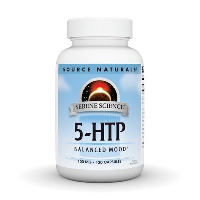 5-HTP 100mg by Source Naturals, Inc.  -  120 Capsule