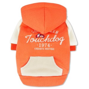 Touchdog (R) Heritage Soft-Cotton Fashion Dog Hoodie Sweater - 1 of 4