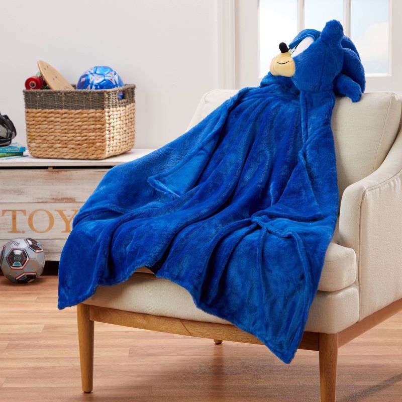 Sonic the Hedgehog Kids&#39; Hooded Blanket, 5 of 6