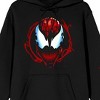 Marvel Universe Publishing Art Archive Carnage Symbiote Long Sleeve Black Adult Hooded Sweatshirt - 2 of 4