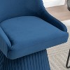 SEYNAR Modern Velvet 360 Degree Swivel Armless Dining chair - 4 of 4