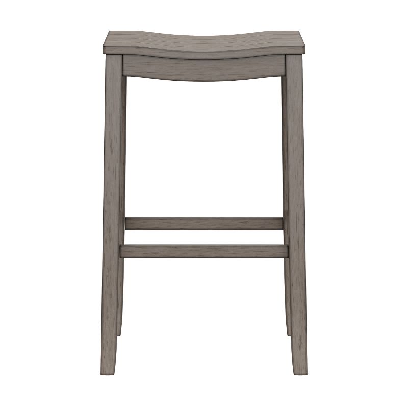 Fiddler Backless 30&#34; NonSwivel Barstool Aged Gray - Hillsdale Furniture, 6 of 13