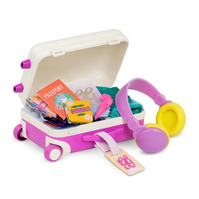 Glitter Girls Carry-On Luggage & Travel Accessory Set for 14" Dolls