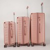 Coolife 4-piece hard luggage, 360 ¡ã dual rotating four-wheel luggage, password lock, lightweight universal wheel luggage - 3 of 4