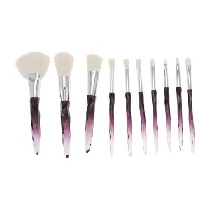 Unique Bargains Durable Lightweight Makeup Brush Set 10 Pcs - 1 of 4