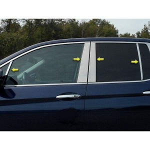 QAA is Compatible with 2017-2020 Honda Ridgeline 8 Piece Stainless Pillar Post Trim PP17242 - 1 of 4