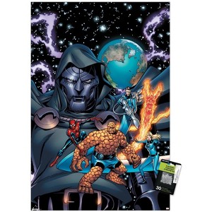 Trends International Marvel Publishing: Fantastic Four - Spider-Man And The Fantastic Four #3 Unframed Wall Poster Prints - 1 of 4