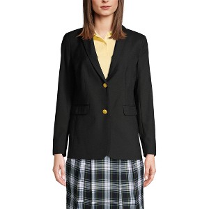 Lands' End School Uniform Women's Hopsack Blazer - 1 of 3