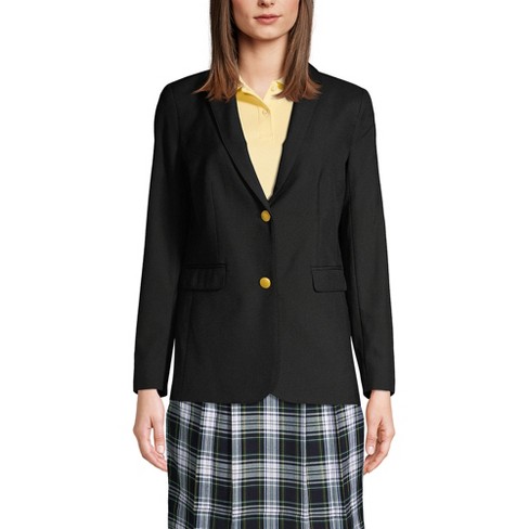 Lands' End School Uniform Women's Hopsack Blazer - image 1 of 3