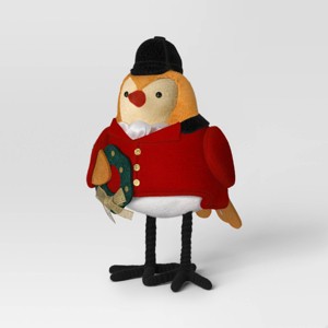 Christmas Fabric Bird Decor Red Coat - Wondershop™ - 1 of 4