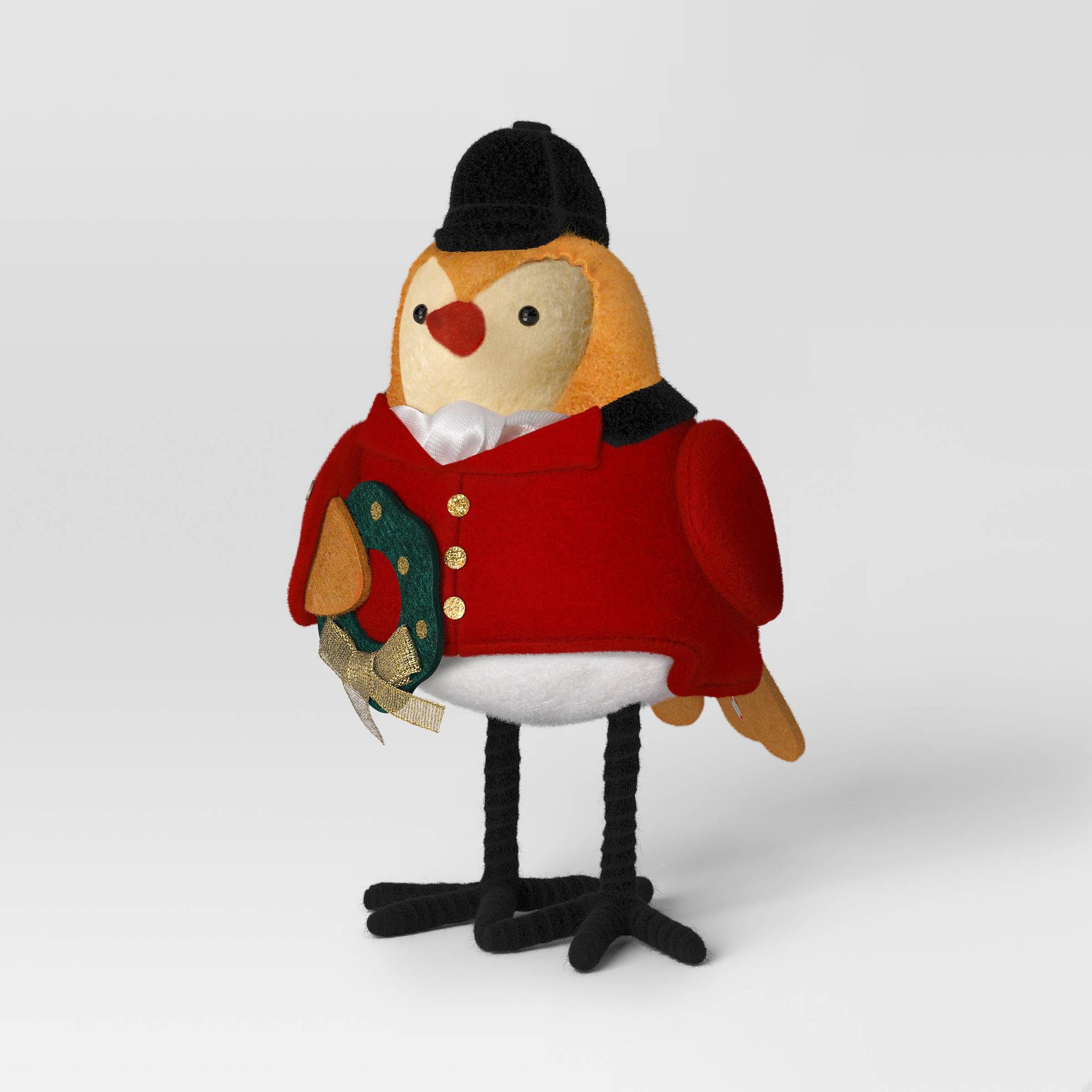 Christmas Featherly Friends "Stirr﻿up" Decor Red Coat - Wondershop™