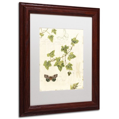 Trademark Fine Art -Lisa Audit 'Ivies and Ferns II' Matted Framed Art