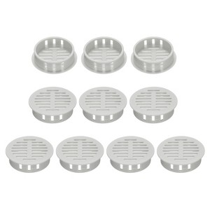 Unique Bargains Durable Impact-Resistant Scratch-Resistant Moisture-Resistant Air Vent Covers 10 Pcs - 1 of 4