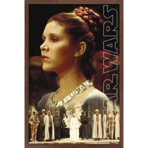 Trends International Star Wars: Saga - Princess Leia - Ceremony Framed Wall Poster Prints - 1 of 4