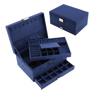 REGALWOVEN Women's Modern Storage Rectangular Jewelry Box - 1 of 4