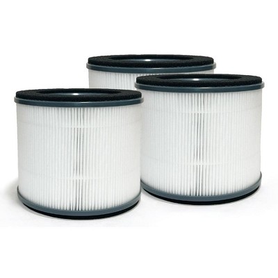 Nispira AP-T10 AP-T10FL 3-In-1 Activated Carbon True HEPA Filter Replacement For Homedics Air Purifier AP-T10-BK AP-T10-WT. 3 Packs