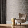 Geo Grain Ash Beige Neutral Geometric Paste the Wall Wallpaper - 2 of 4
