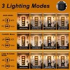 C Cattleya 2 Pack Matte Black Motion Sensor Dusk to Dawn Outdoor Wall Lights With Clear Glass - 3 of 4