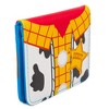 Wallet ID Fold Over - Toy Story Woody Character Close-Up Full Color Blue - 2 of 4