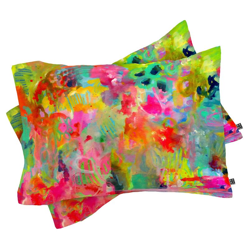 Stephanie Corfee Hot Mess Lightweight Pillowcase Standard Pink - Deny Designs, 1 of 5