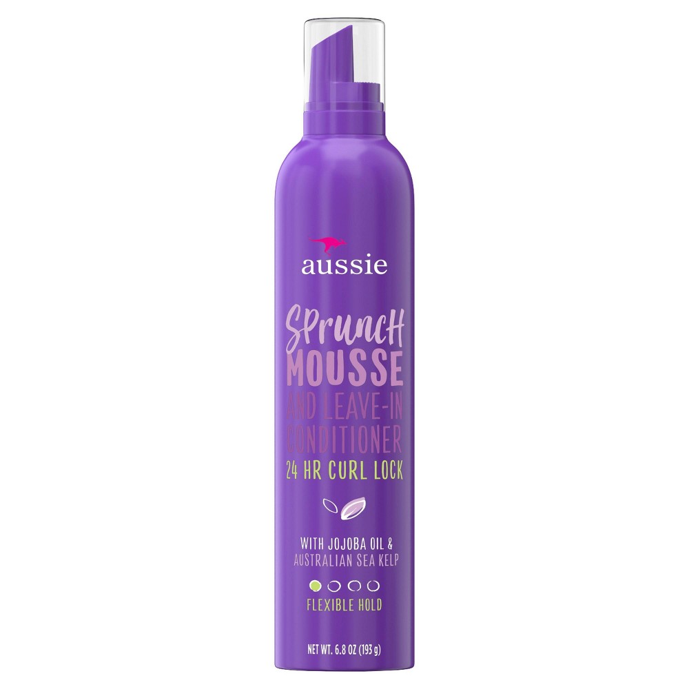 Aussie Sprunch Mousse and Leave-In Conditioner  Flexible Hold  6.8 oz