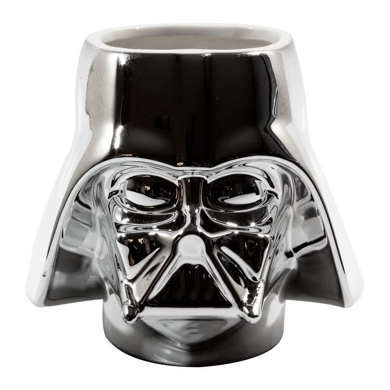 Surreal Entertainment StarWars Collectible | Star Wars Darth Vader Mug | Chrome Molded, 2 of 7