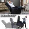 Infinite Position Power Lift Recliner Chair with Massage Heat & USB Cup Holders, PU Leather Heavy Duty Recliner for Elderly-3irtyhousy - 3 of 4