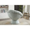 CAVINAS Oversized Barrel Accent Chair,360°Swivel Chair,Papasan Chair for Living Room,Chenille Lounge Chair,Living Room & Bedroom Furniture - 3 of 4