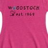 Girls' - Peanuts - Woodstock 1969 Fit & Flair Cap Sleeve Dress - 2 of 3