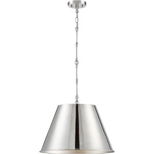 Savoy House Alden 1 - Light Pendant in  Polished Nickel - 1 of 4