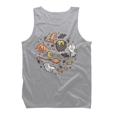 Men's Design By Humans Halloween By kimprut Tank Top