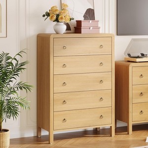 Drawer Dresser, Modern Closet Dressers Chest of Drawers, Wood Storage Dresser Chest of Drawers Clothes Organizer - 1 of 4