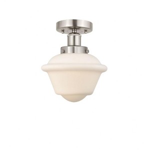 Oxford - 1 Light Semi-Flush Mount In Industrial Style-8.25 Inches Tall and 6.5 Inches Wide - 1 of 1