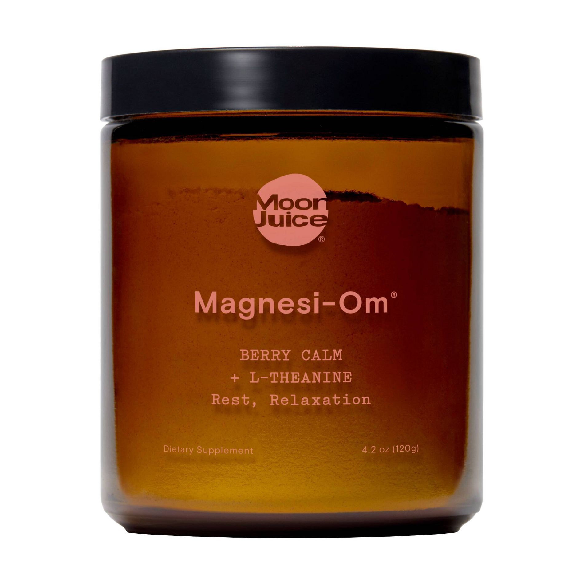 Moon Juice Magnesi-Om Magnesium Powder Supplement for Rest, Relaxation & Regularity - Berry - 4.2oz