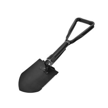 Monoprice 3 in 1 Compact Shovel 23 inch with Ballistic Carry bag For Digging Dirt, Off Road, Camping, Sand, Mud & Snow, Gardening, Beach