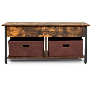 Tangkula Lift Top Coffee Table Multifunctional Pop-up Central Table with Lifting Tabletop - 1 of 4