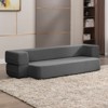 Mjkone Convertible Folding Sleeper Sofa Bed,futon Sofa Bed Memory Foam Mattress - 3 of 4