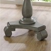 NicBex Modern 26" Small Round Coffee Table with Wood Frame for Living Room and Bedroom - 4 of 4