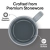 Omniware Teaz Cafe 11 oz Classic Mug, Set of 4 - Vintage Stoneware Coffee Cups, Nostalgic 50s-Inspired Drinkware, Rustic Farmhouse Aesthetic - 3 of 4