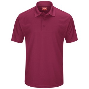 Red Kap Men's Short Sleeve Performance Knit Pocketless Core Polo - 1 of 2