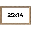 PosterPalooza | 25x14 Wood Antique Frame with UV Acrylic, 4 Finishes: Bronze, Gold, Silver, and Black - 2 of 4