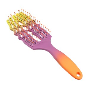 Unique Bargains Detangling Brush Paddle Hair Brush for Men and Women Styling Comb for Curly Straight Wavy Hair Multicolor - 1 of 4