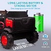 24V 4WD Kids Ride On UTV, 2-Seater Electric Car with Remote Control, 4x200W Motors, Dump Bed, 3 Speeds, Spring Suspension, for Boys & Girls - 4 of 4